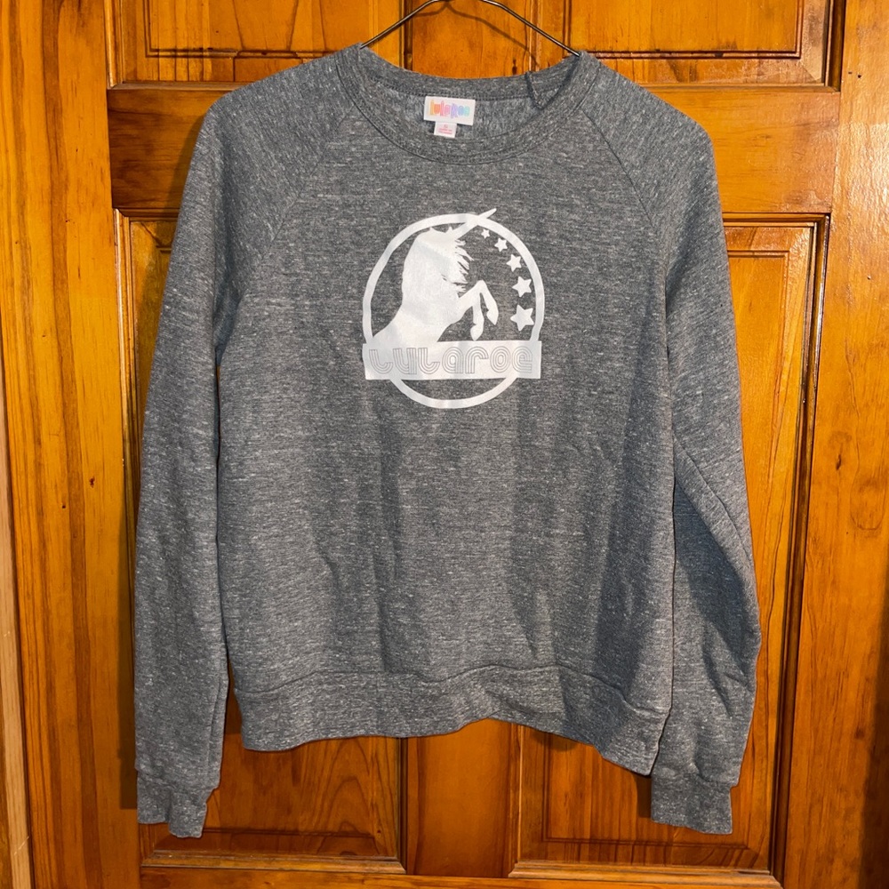 LuLaRoe sweatshirt with a unicorn on it size small